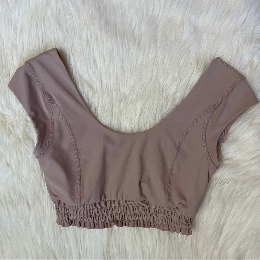 Free People Movement Top Ruffle Smock